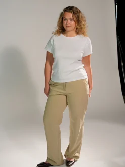 New Djerf Avenue First Choice Pants Greige