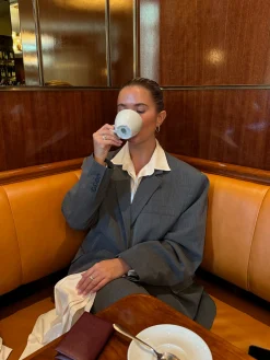 Shop Djerf Avenue Forever Blazer Grey