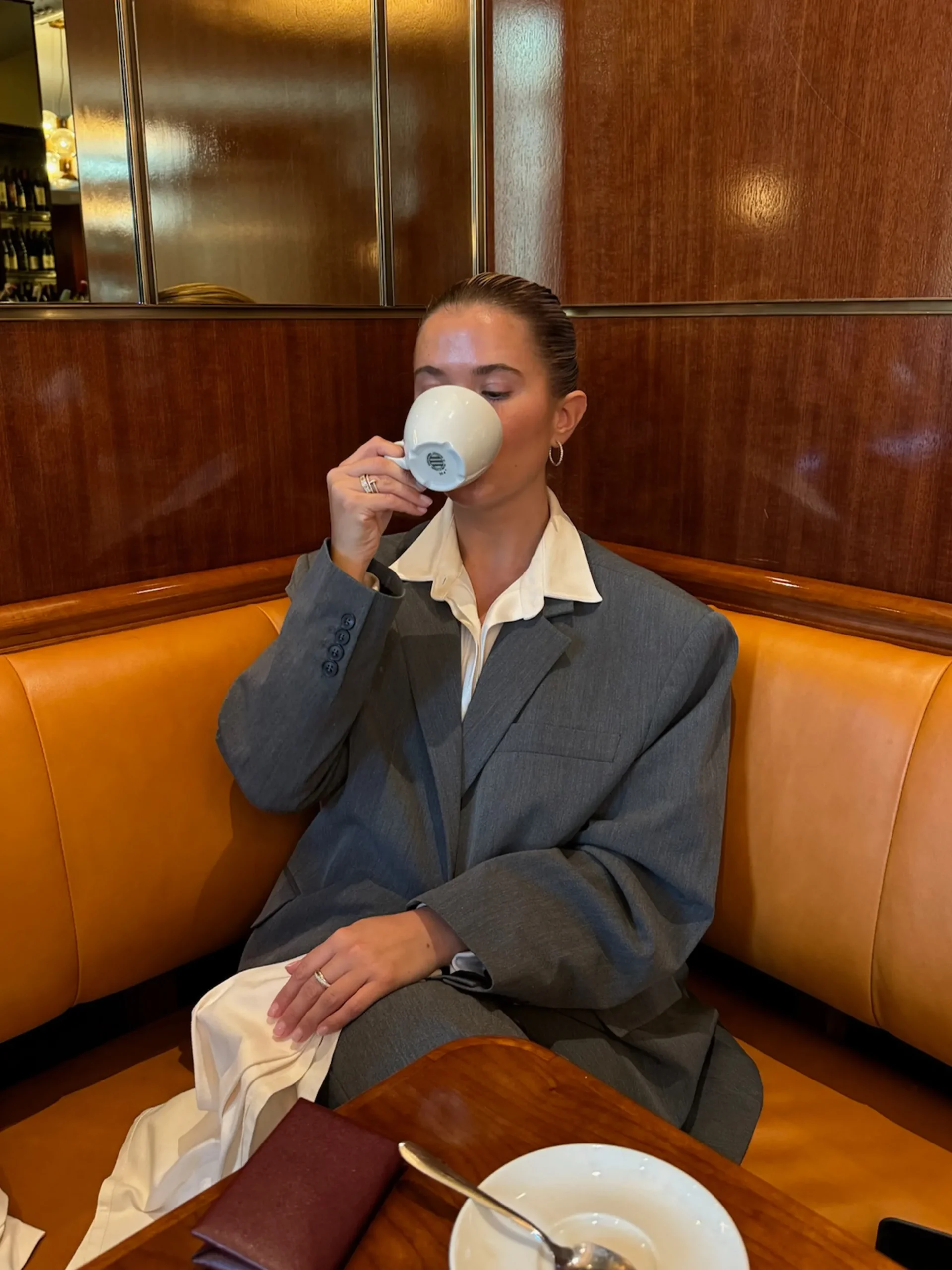 Shop Djerf Avenue Forever Blazer Grey