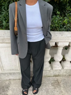 Shop Djerf Avenue Forever Blazer Grey