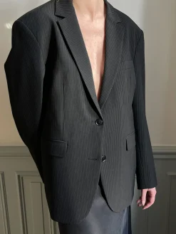 Outlet Djerf Avenue Forever Blazer Pinstripe