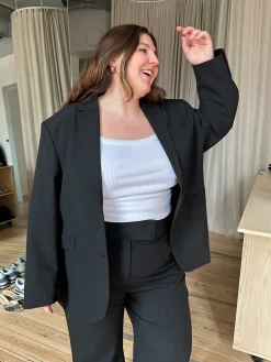 Outlet Djerf Avenue Forever Blazer Pinstripe