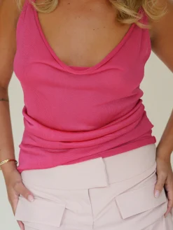 Sale Djerf Avenue Garnet Top Pink