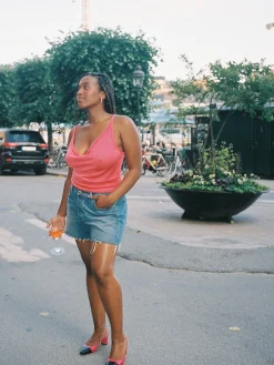 Sale Djerf Avenue Garnet Top Pink