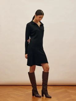 Outlet Djerf Avenue Getaway Dress Black - Tall