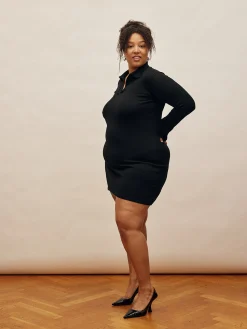 Outlet Djerf Avenue Getaway Dress Black - Tall