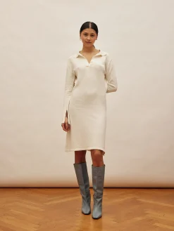 Hot Djerf Avenue Getaway Dress Cream - Tall