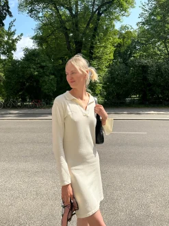 Hot Djerf Avenue Getaway Dress Cream - Tall