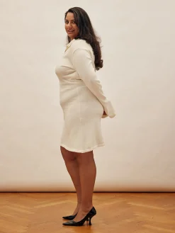 Hot Djerf Avenue Getaway Dress Cream - Tall