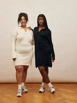 Hot Djerf Avenue Getaway Dress Cream - Tall