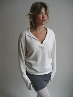 Clearance Djerf Avenue Getaway Top Cream