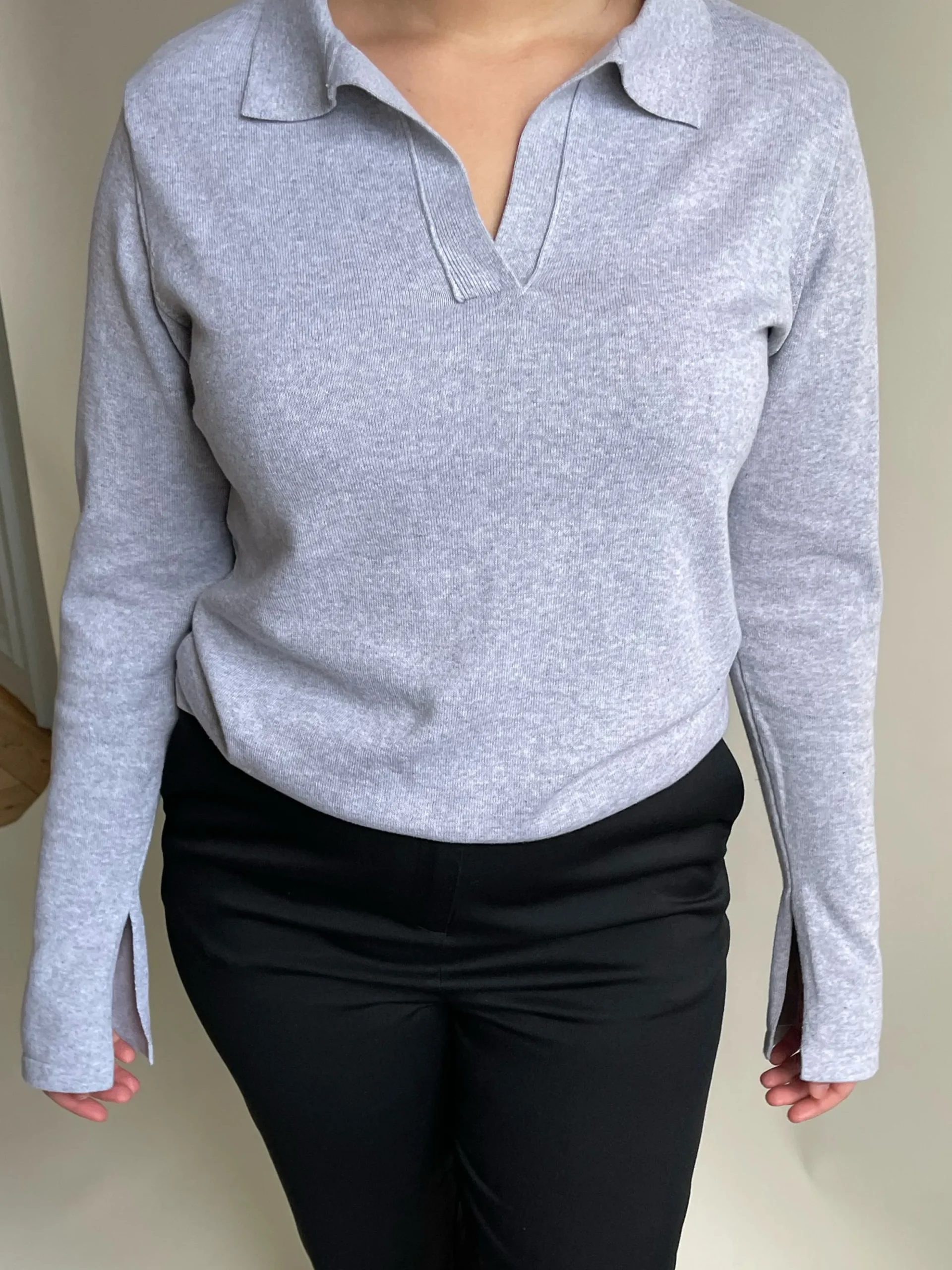 Discount Djerf Avenue Getaway Top Grey Melange