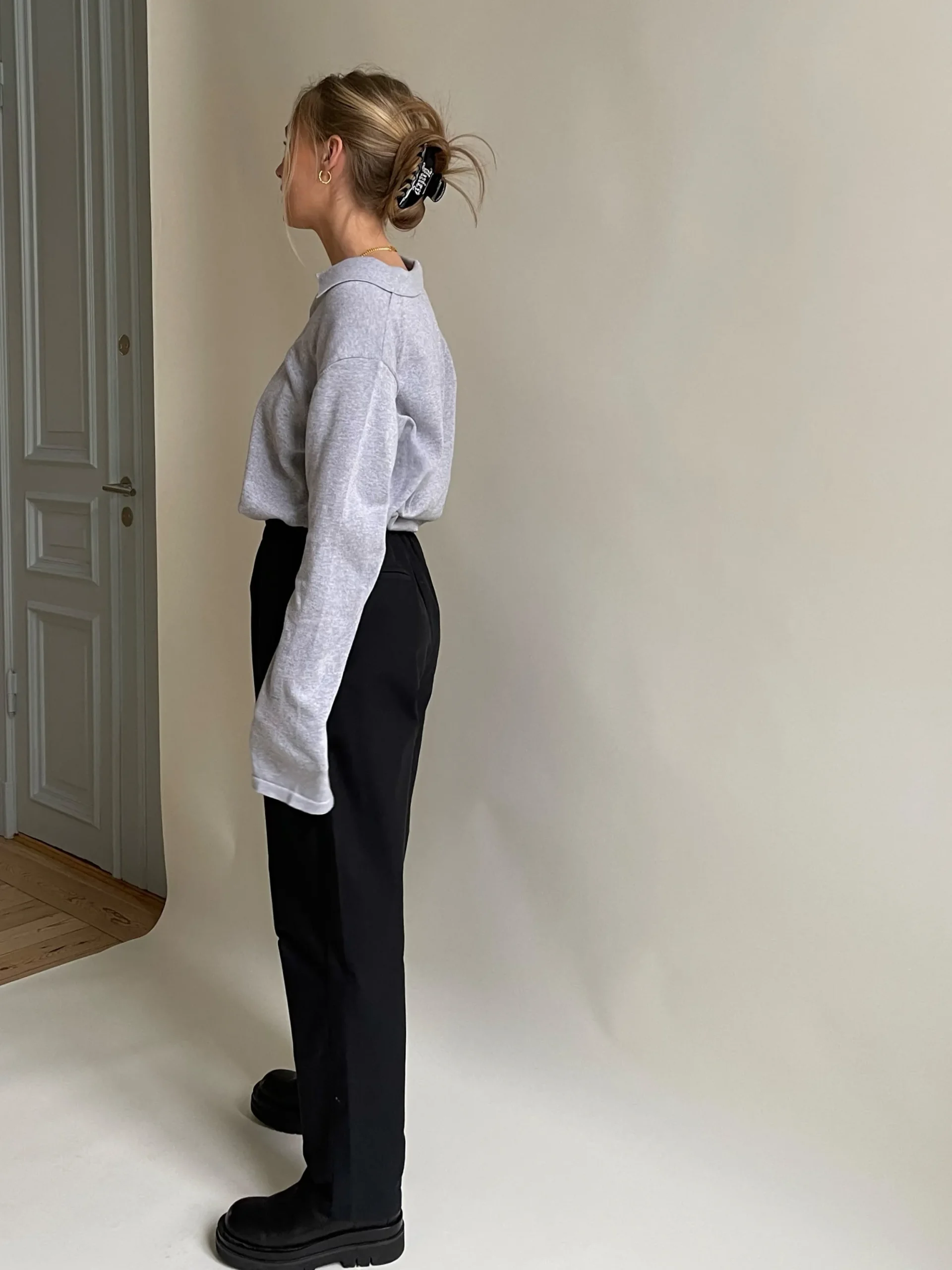 Discount Djerf Avenue Getaway Top Grey Melange