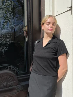 Fashion Djerf Avenue Getaway T-shirt Black