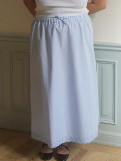 Hot Djerf Avenue Go Slow Bow Scrunchie Blue