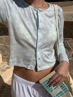 Sale Djerf Avenue Go Slow Cardigan Dream Cake