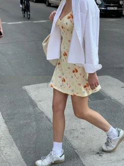 Cheap Djerf Avenue Go Slow Dress Fruit