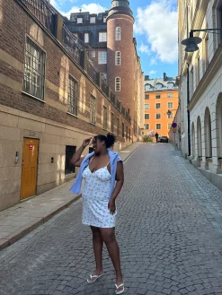 Best Sale Djerf Avenue Go Slow Dress Summer Berries