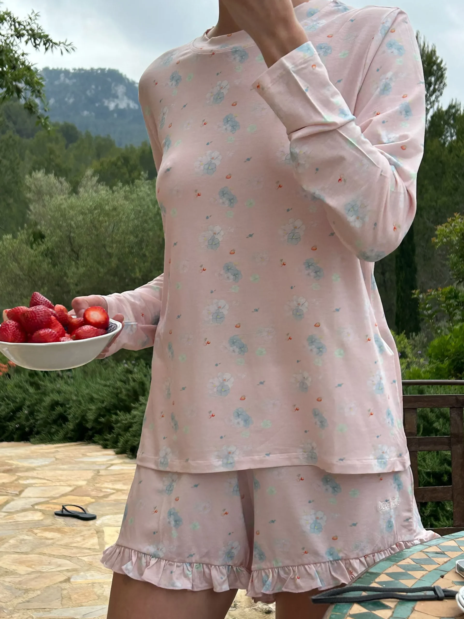 Store Djerf Avenue Go Slow Long Sleeve Top Summer Island