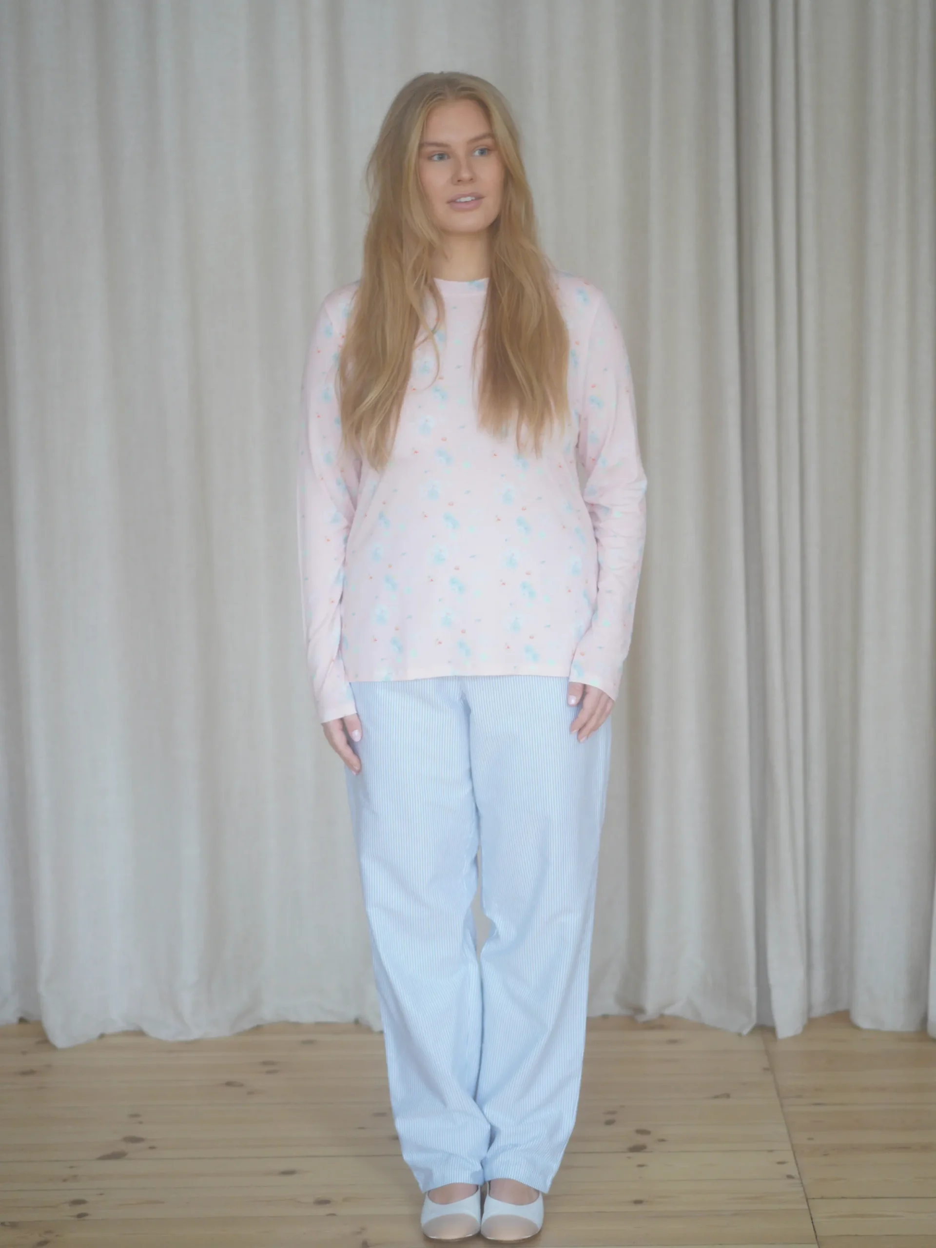 Store Djerf Avenue Go Slow Long Sleeve Top Summer Island