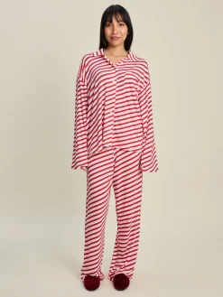 Best Djerf Avenue Go Slow Pants Candy Cane