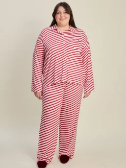 Best Djerf Avenue Go Slow Pants Candy Cane