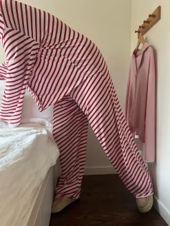 Best Djerf Avenue Go Slow Pants Candy Cane