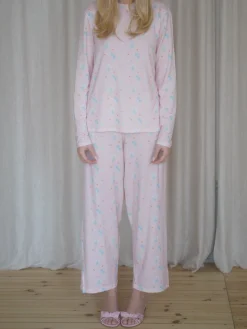 Fashion Djerf Avenue Go Slow PJ Ankle Pants Summer Island