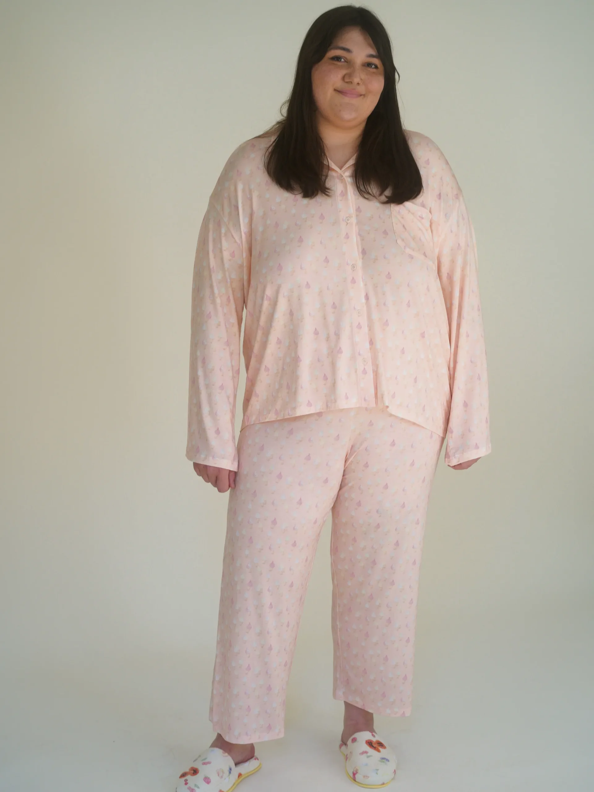 Clearance Djerf Avenue Go Slow PJ Ankle Pants Summer Treat