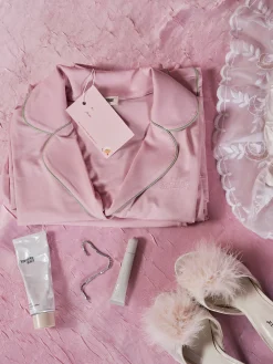 Fashion Djerf Avenue Go Slow PJ Shirt Pink