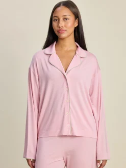 Fashion Djerf Avenue Go Slow PJ Shirt Pink