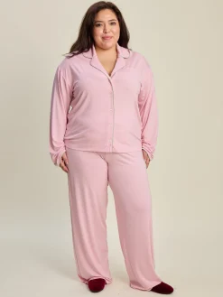 Fashion Djerf Avenue Go Slow PJ Shirt Pink