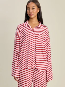 Outlet Djerf Avenue Go Slow Shirt Candy Cane