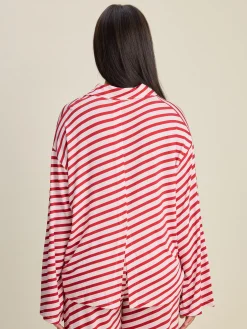 Outlet Djerf Avenue Go Slow Shirt Candy Cane
