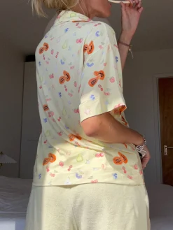 Best Sale Djerf Avenue Go Slow Short Sleeve Top Fruit