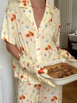 Best Sale Djerf Avenue Go Slow Short Sleeve Top Fruit