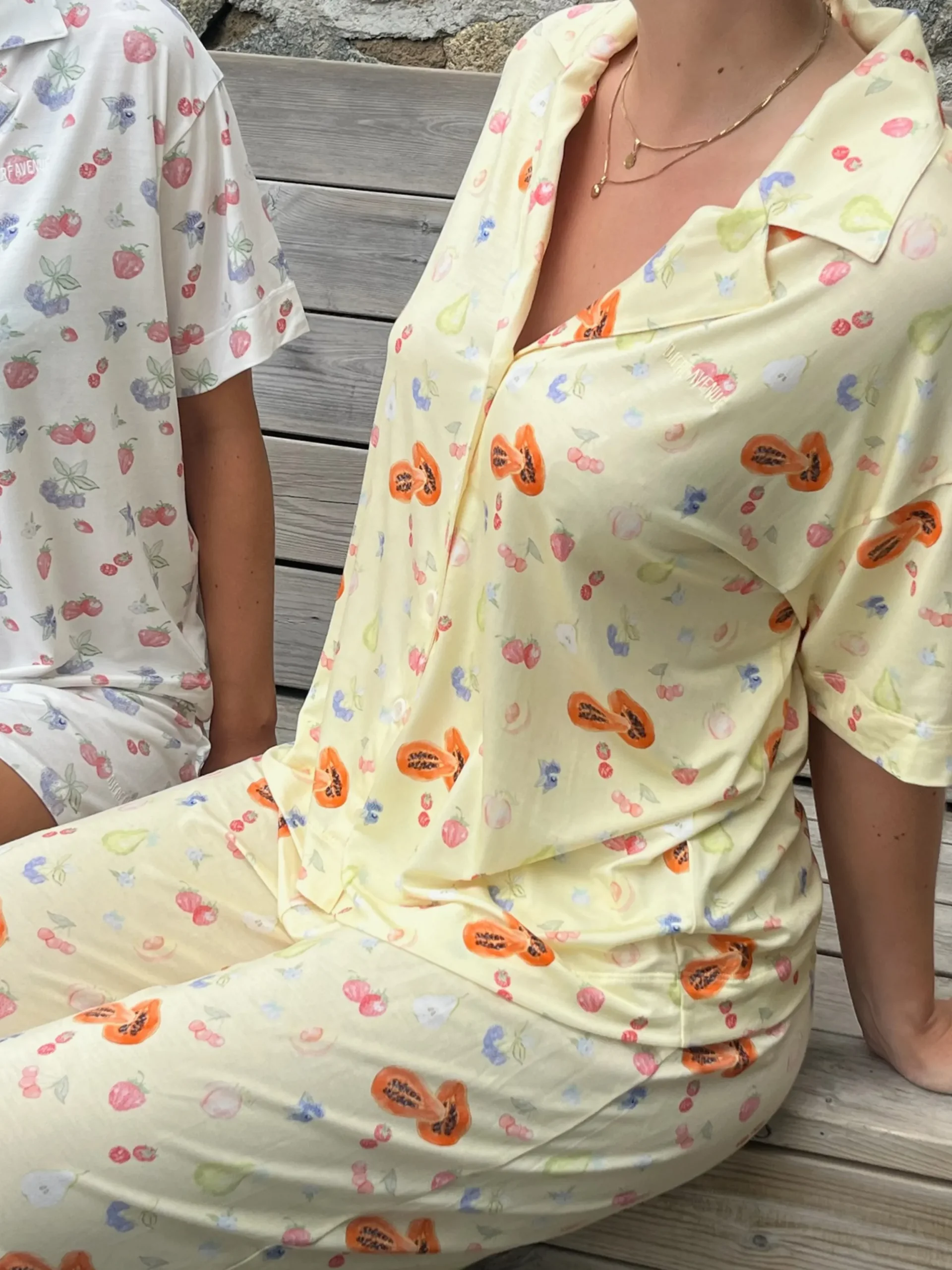 Best Sale Djerf Avenue Go Slow Short Sleeve Top Fruit