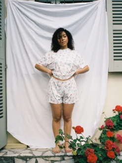 New Djerf Avenue Go Slow Shorts Summer Berries