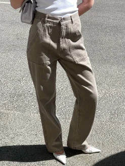 New Djerf Avenue Go To Pants Brown