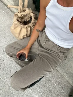 New Djerf Avenue Go To Pants Brown