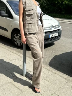 Store Djerf Avenue Go To Pants Brown - Tall