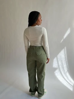 Shop Djerf Avenue Go To Pants Green