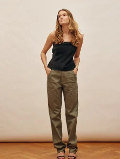 Fashion Djerf Avenue Go To Pants Green - Tall