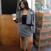 Fashion Djerf Avenue It Blazer Grey