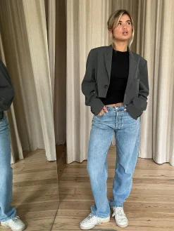 Fashion Djerf Avenue It Blazer Grey