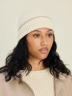 Clearance Djerf Avenue Knitted Beanie Creamy Oat