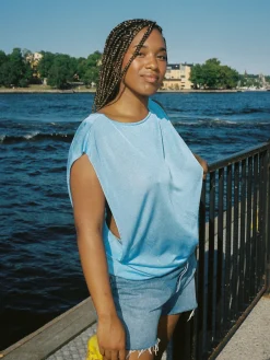 Store Djerf Avenue Lazuli Top Blue