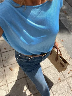 Store Djerf Avenue Lazuli Top Blue