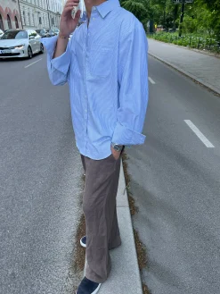 Outlet Djerf Avenue Linen Pants Brown