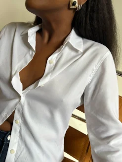 Best Djerf Avenue Little Shirt White